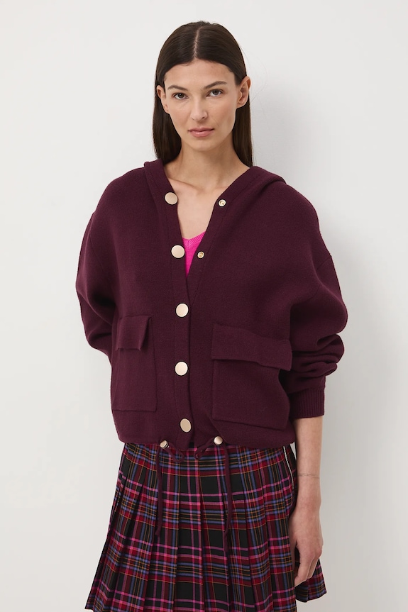 Medicine cardigan RW25-SWD407 granata RW25