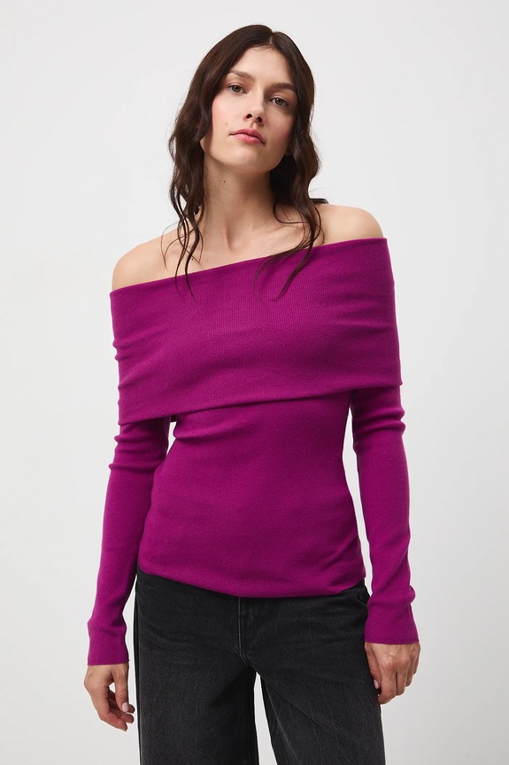 Medicine sweter fioletowy RW25-SWD504