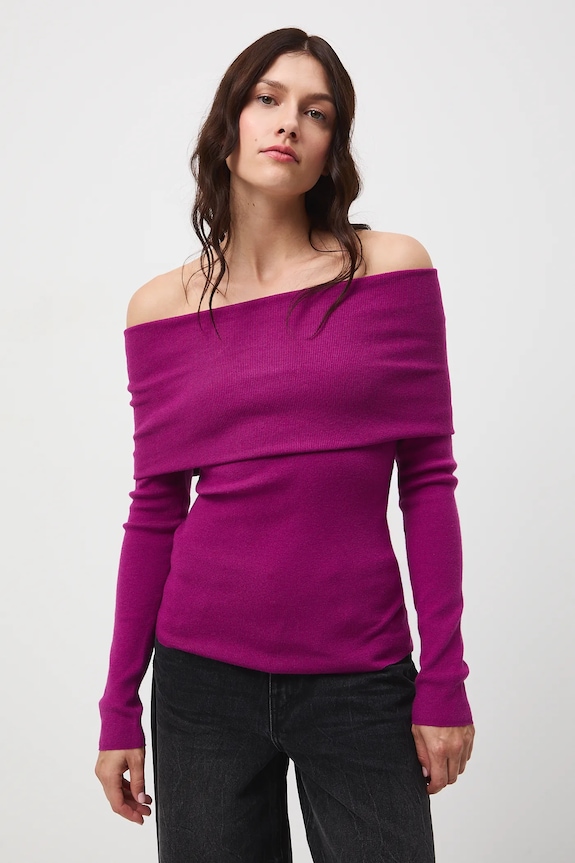 Medicine sweter fioletowy RW25-SWD504