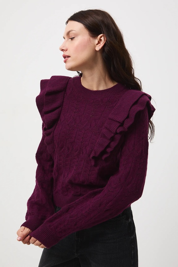 Medicine sweter bordowy RW25-SWD508