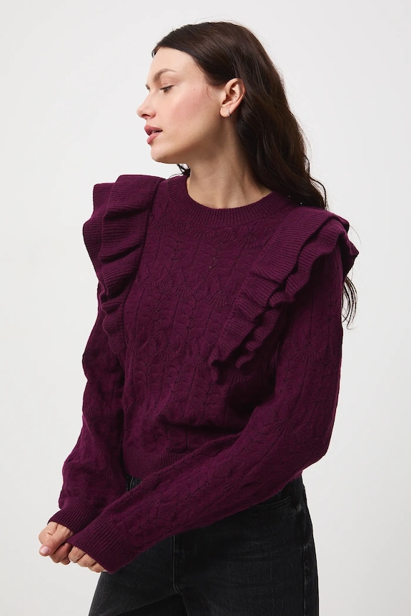 Medicine sweter bordowy RW25-SWD508
