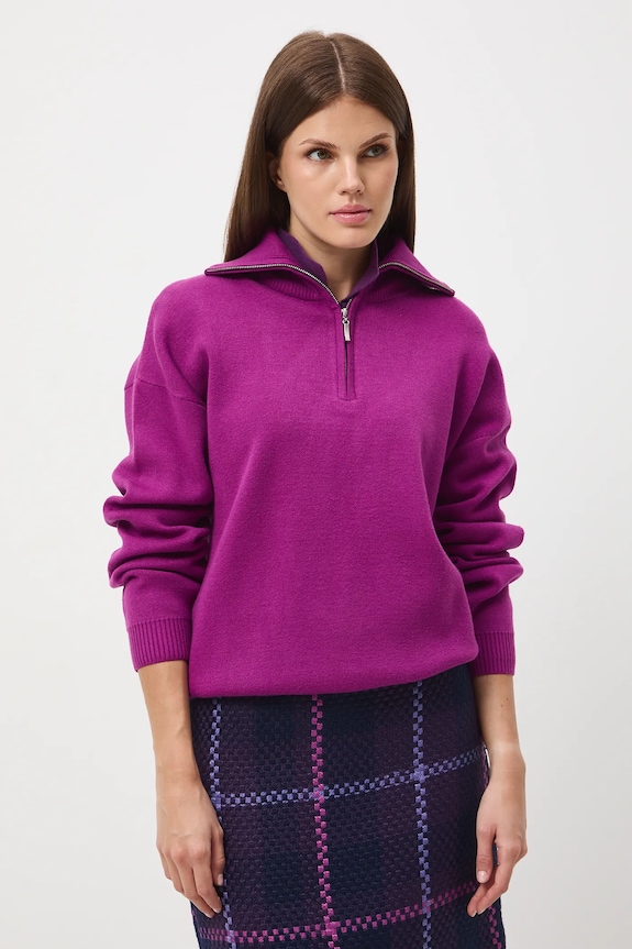 Medicine pulover fixat violet RW25-SWD613