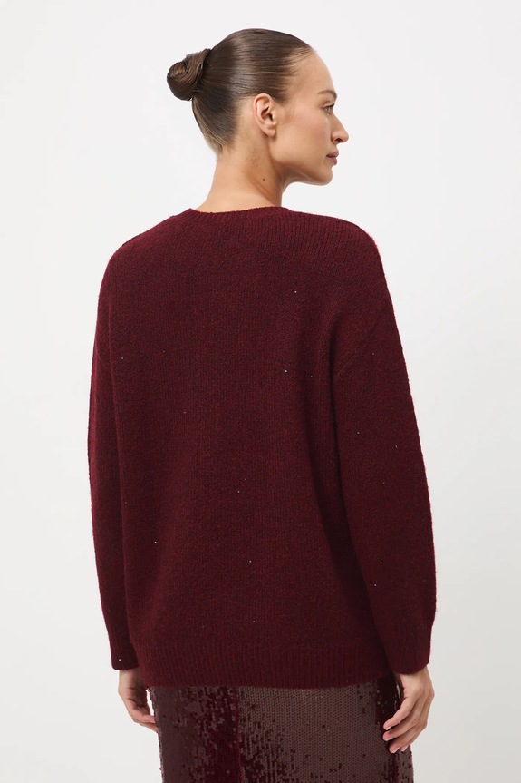 Oblečenie Sveter Medicine RW25-SWD702 burgundské