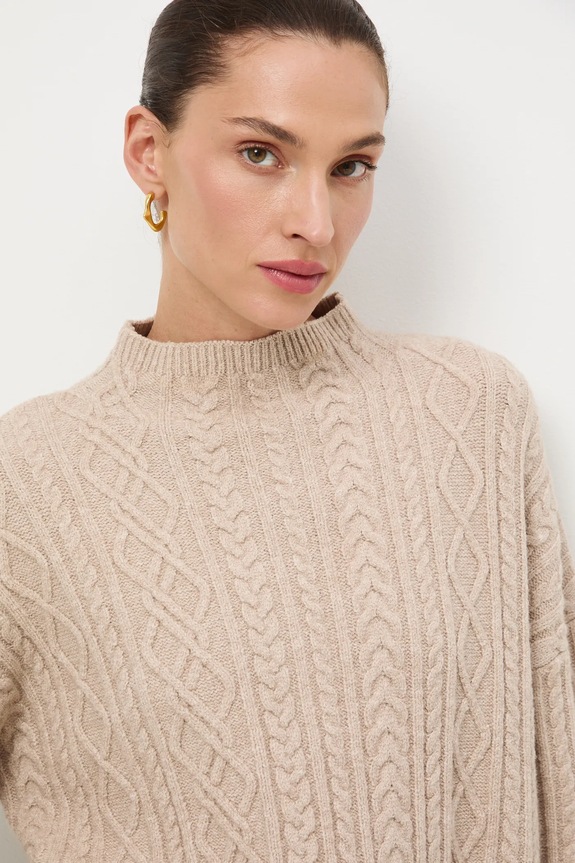 Medicine sweter beżowy RW25-SWD817