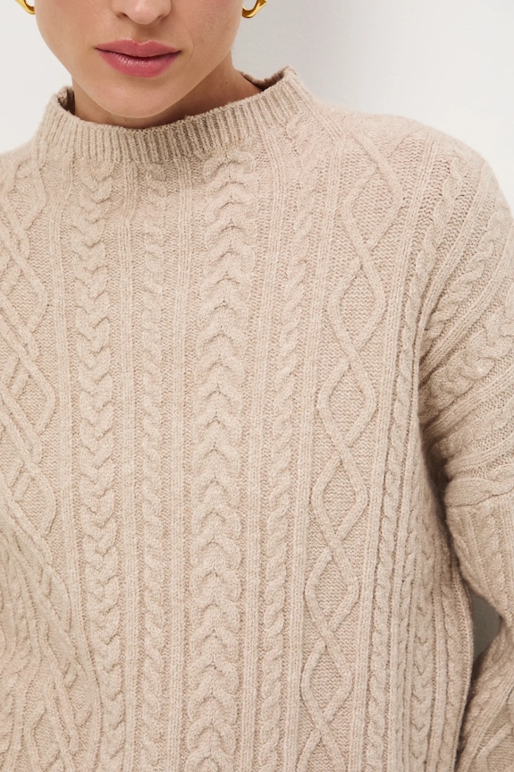 Medicine sweter RW25-SWD817 beżowy