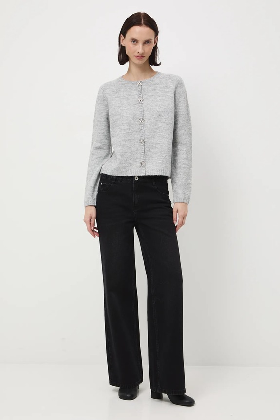 Ζακέτα από μίγμα μαλλιού Medicine RW25-SWD916 γκρί RW25