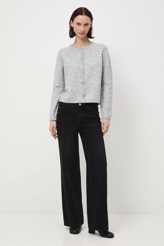 Ζακέτα από μίγμα μαλλιού Medicine RW25-SWD916 γκρί RW25