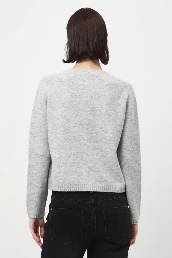 Ρούχα Ζακέτα από μίγμα μαλλιού Medicine RW25-SWD916 γκρί