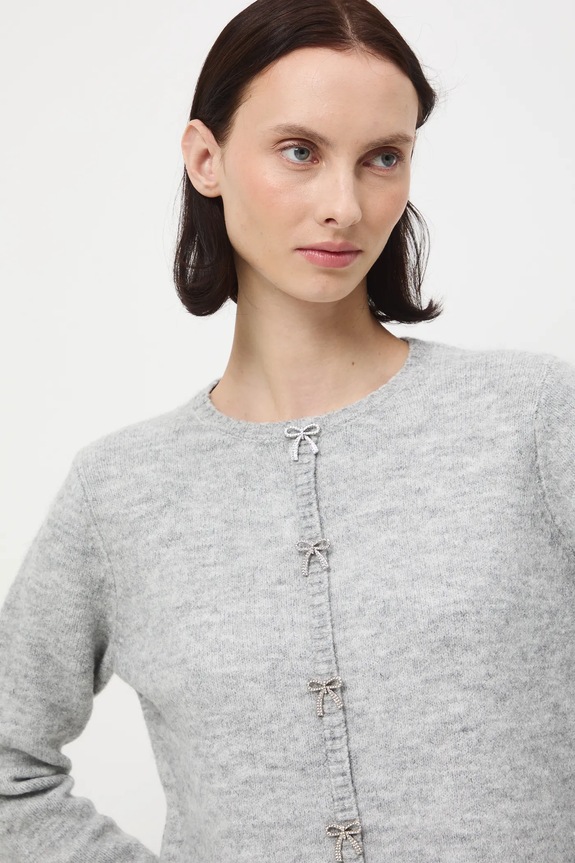 Ζακέτα από μίγμα μαλλιού Medicine γκρί RW25-SWD916