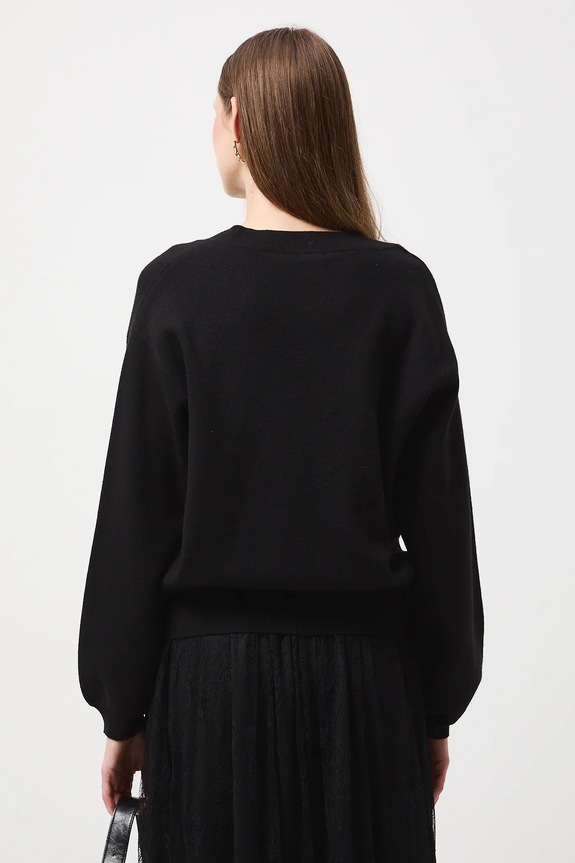 Oblečenie Kardigán s viskózou RW25-SWDB08 čierna