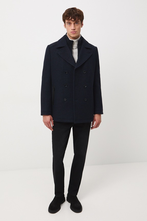 Sweter bawełniany męski melanżowy RW25-SWM072 szary RW25