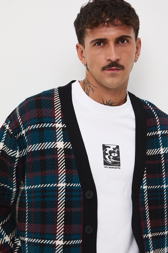 Kardigán žakárový s viskózou viacfarebná RW25-SWM600