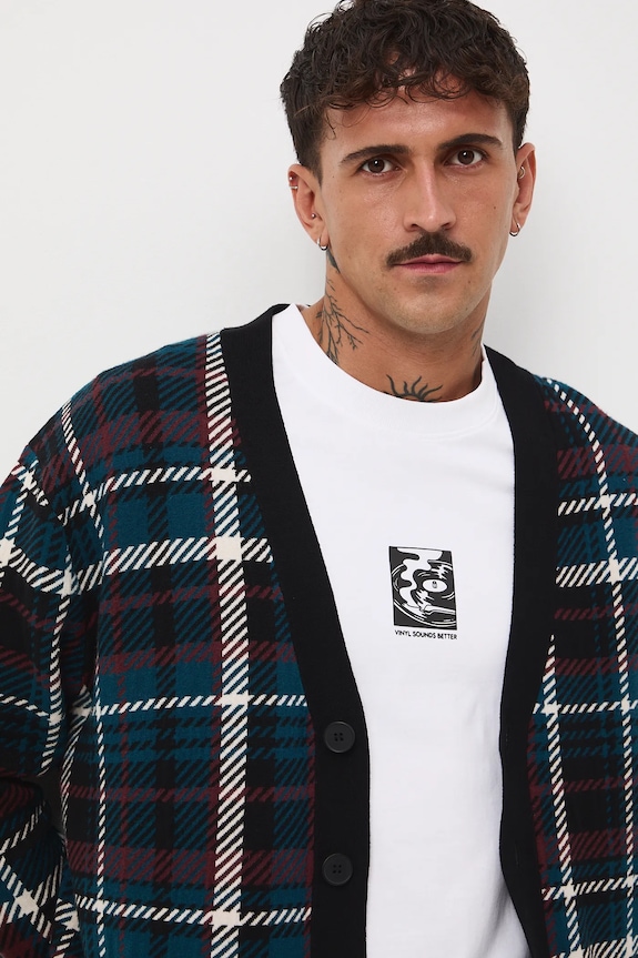 Kardigán žakárový s viskózou viacfarebná RW25-SWM600