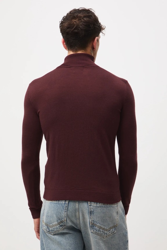 Odzież Medicine sweter z wełny merino RW25-SWM700 brązowy