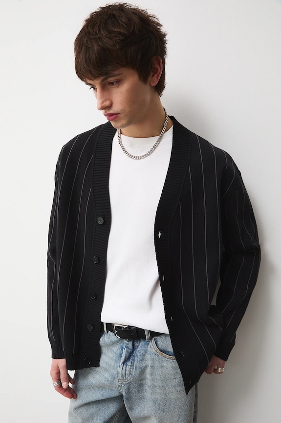 Medicine kardigán RW25-SWMA18 fekete RW25