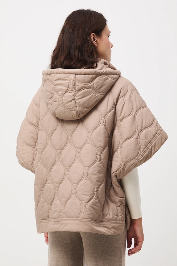 Odzież Poncho damskie pikowane RW25-SYD503 beżowy