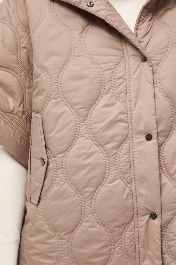 Poncho damskie pikowane RW25-SYD503 beżowy