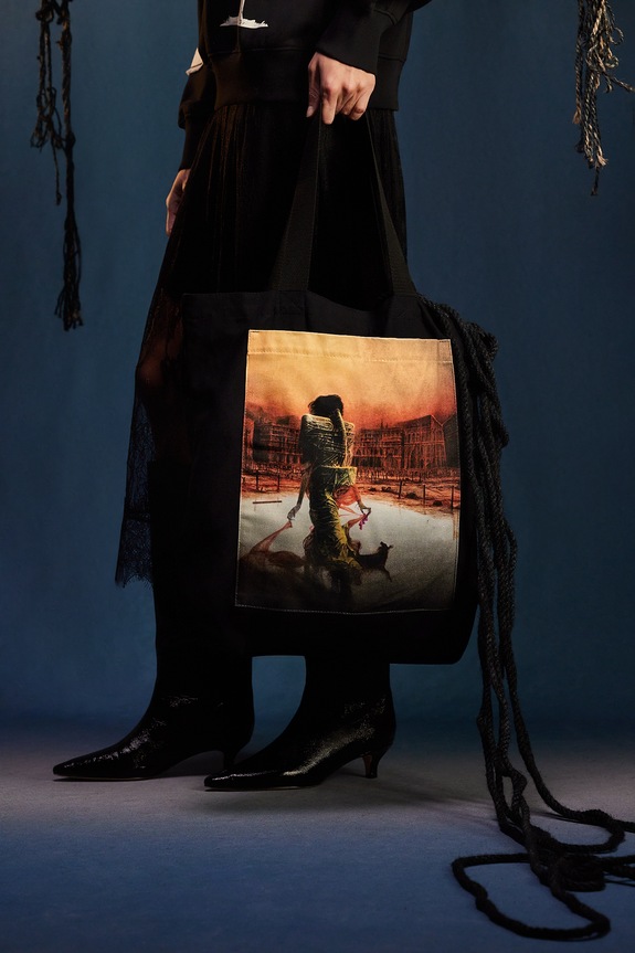 Medicine torba bawełniana mieści A4 czarny RW25-TCDA50