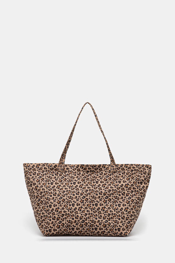 Torebka damska w panterkę RW25-TOD104 beżowy RW25