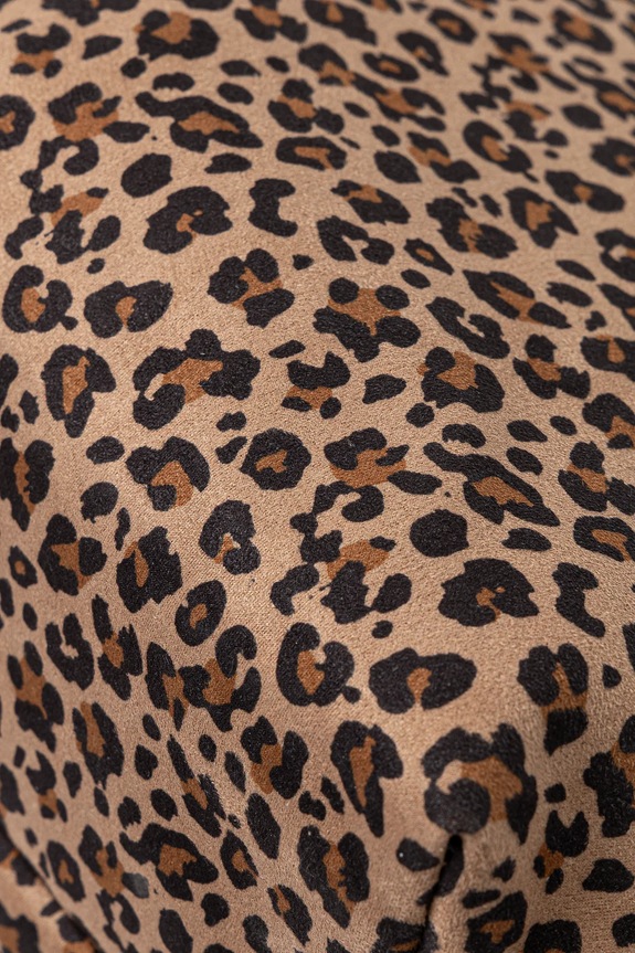 Torebka damska w panterkę RW25-TOD104 beżowy