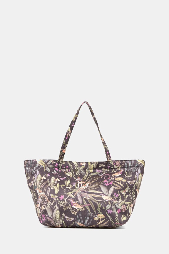 Torebka damska wzorzysta RW25-TOD104 czarny RW25