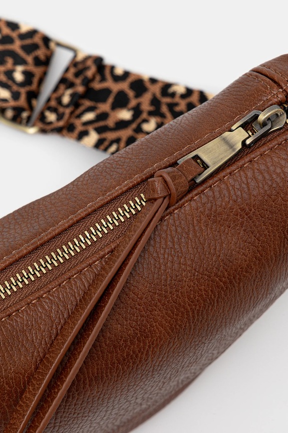 Kabelka dámska z ekologickej kože RW25-TOD406 hnedá