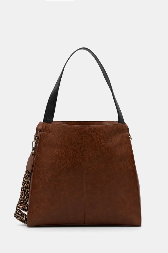 Kabelka dámska z ekologickej kože RW25-TOD408 hnedá RW25