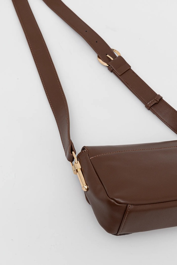 Akcesoria Torebka damska z imitacji skóry RW25-TOD701 brązowy