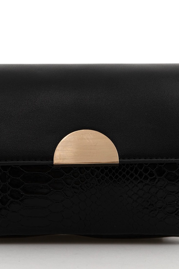 Torebka damska z imitacji skóry RW25-TOD701 czarny