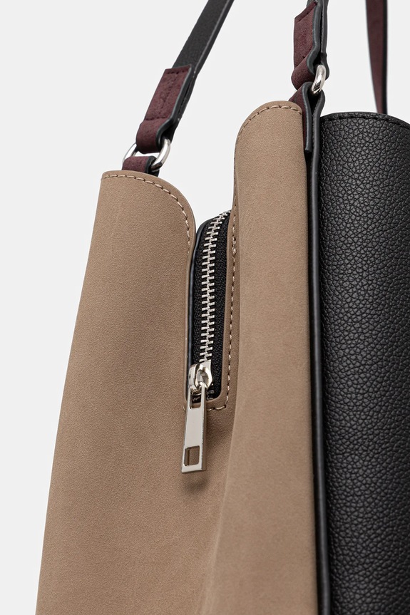 Torebka damska z imitacji skóry multicolor RW25-TODA04