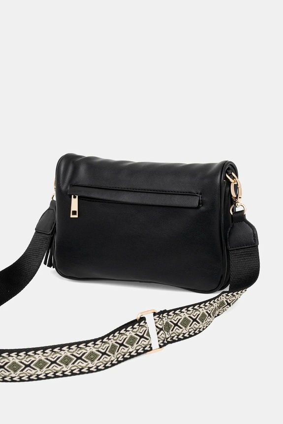 Akcesoria Torebka damska z ozdobnym haftem RW25-TODA10 czarny