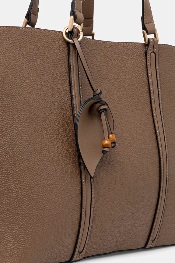 Kabelka z ekologickej kože béžová RW25-TODA13