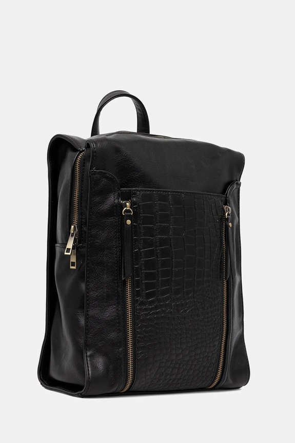 Akcesoria Plecak damski z imitacji skóry RW25-TPD100 czarny