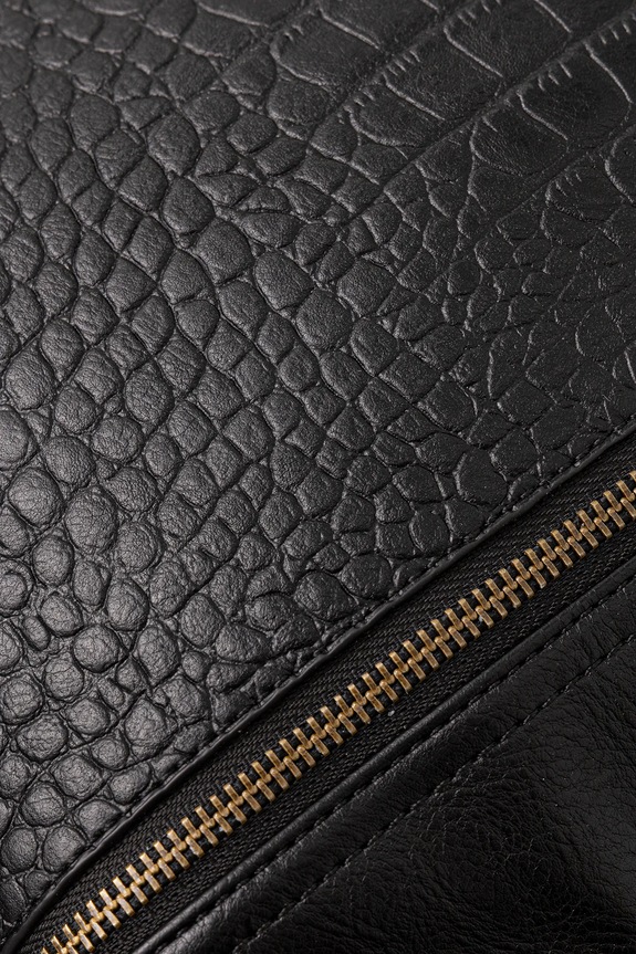 Plecak damski z imitacji skóry RW25-TPD100 czarny