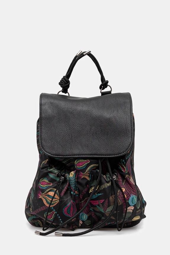 Dámský batoh se vzorem RW25-TPD204 černá RW25