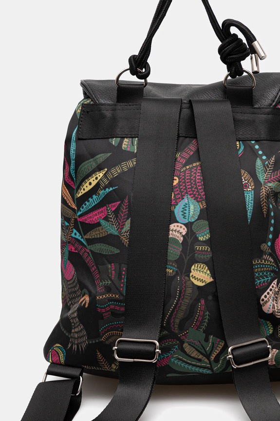 Dámský batoh se vzorem černá RW25-TPD204