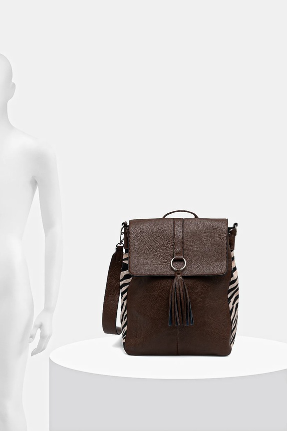 Plecak damski z imitacji skóry RW25-TPD403