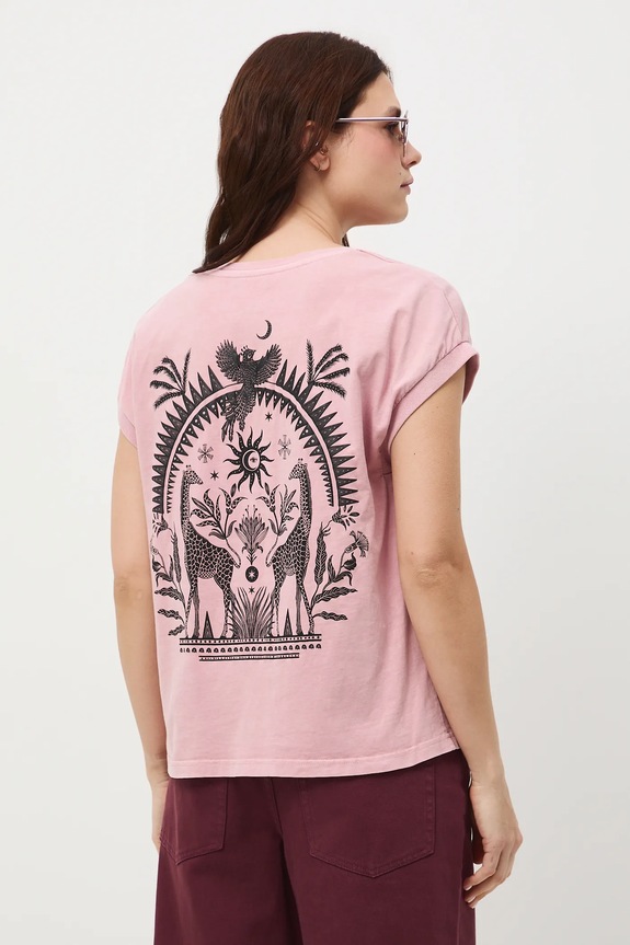 Odzież Medicine t-shirt bawełniany RW25-TSD100 różowy