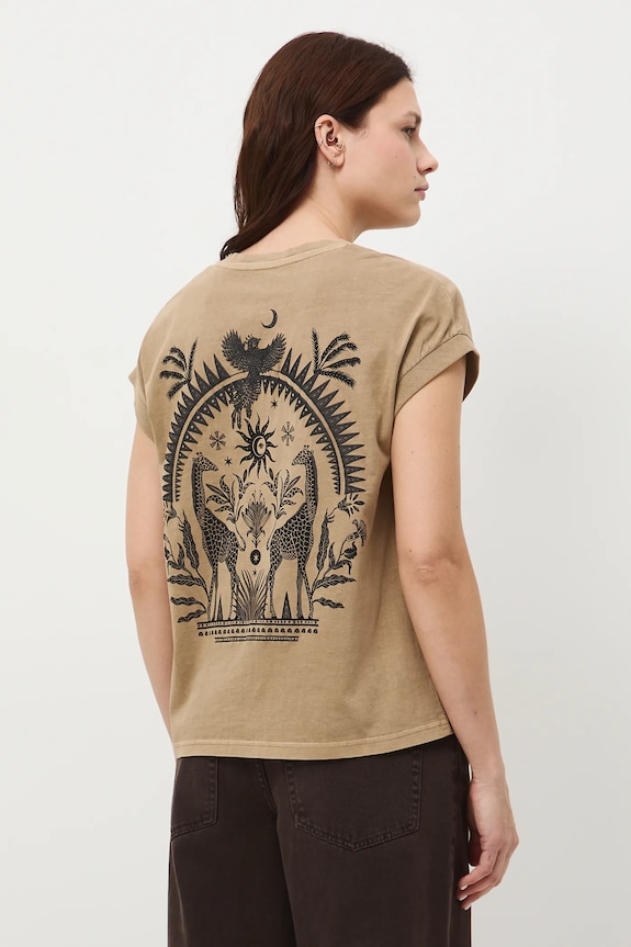 Odzież Medicine t-shirt bawełniany RW25-TSD100 beżowy