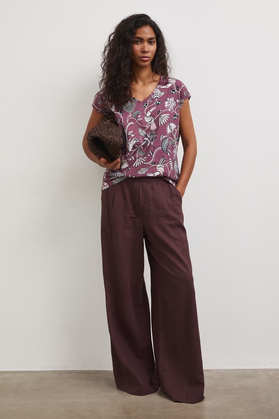 Medicine tricou din bumbac RW25.TSD101 burgundia RS26