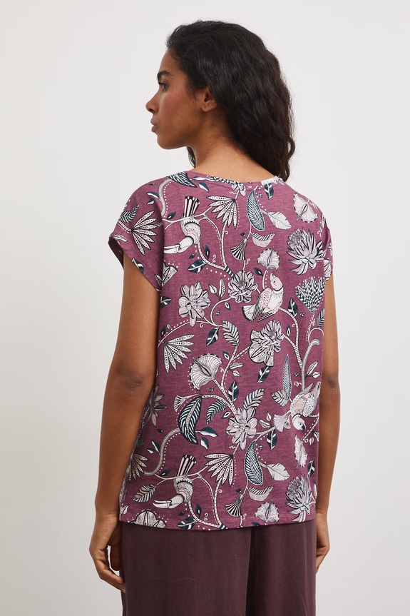 Îmbrăcăminte Medicine tricou din bumbac RW25.TSD101 burgundia