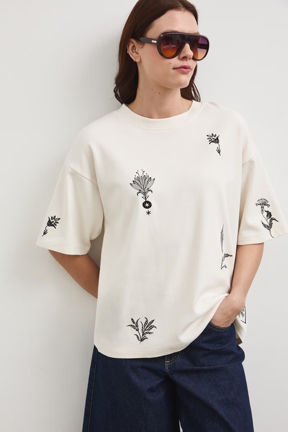 Medicine t-shirt RW25-TSD106 beżowy RS26