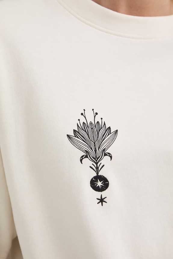 Medicine t-shirt RW25-TSD106 beżowy