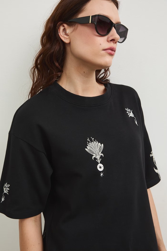 Medicine t-shirt czarny RW25-TSD106