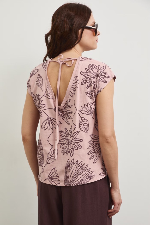 Medicine t-shirt bawełniany różowy RW25-TSD109