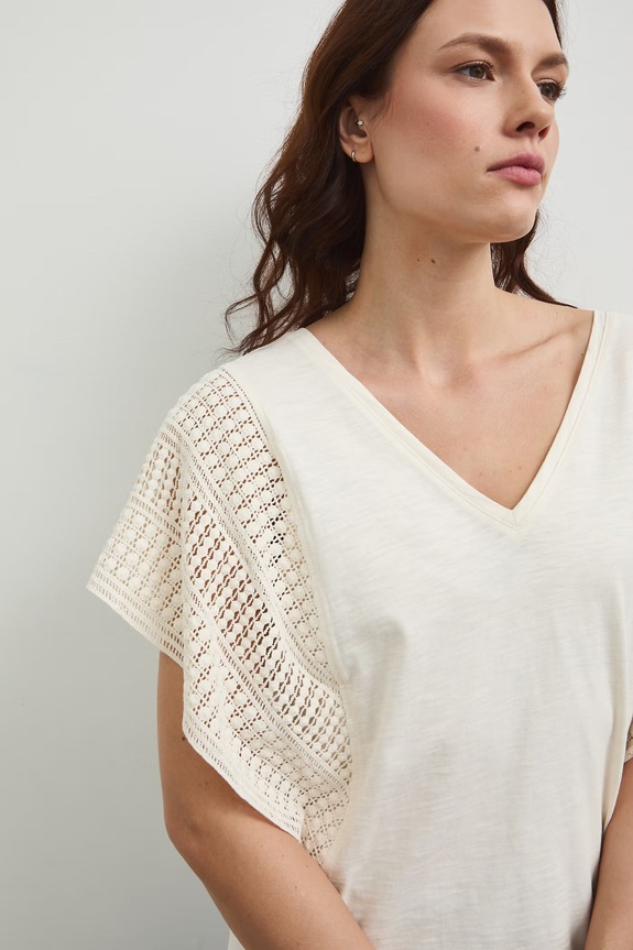 Medicine t-shirt bawełniany dwustronny beżowy RW25-TSD110