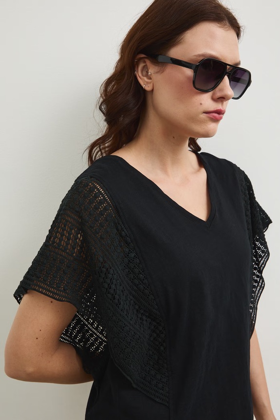 Medicine t-shirt bawełniany dwustronny czarny RW25-TSD110