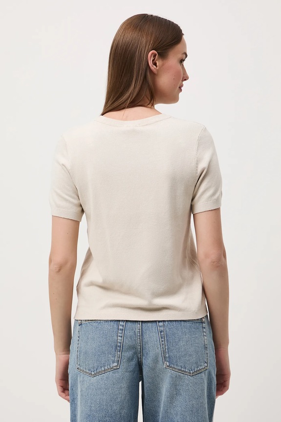 Odjeća Majica kratkih rukava Medicine RW25-TSD304 bež