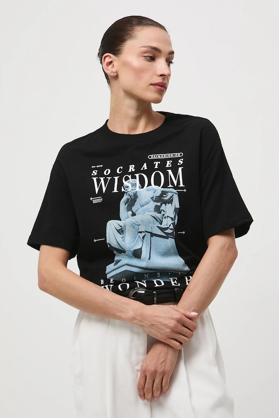 Medicine tricou din bumbac RW25-TSD351 negru RW25