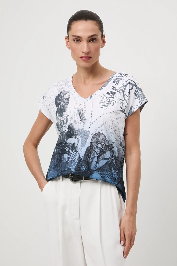 Medicine tricou din bumbac RW25-TSD355 multicolor RW25